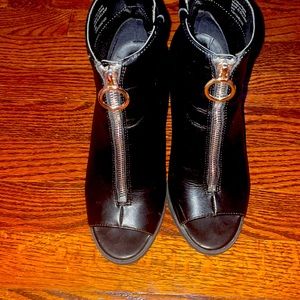 Bar III Black Bootie